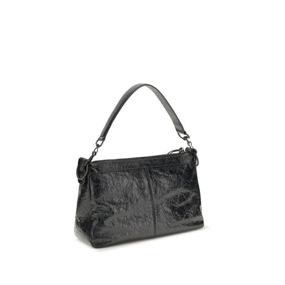Balenciaga Black Lamb Ovis Aries Aries Shoulder Bag