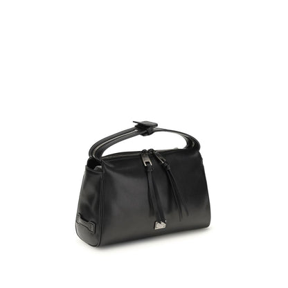 Dolce & Gabbana Black Calf Leather Bos Taurus Handbag