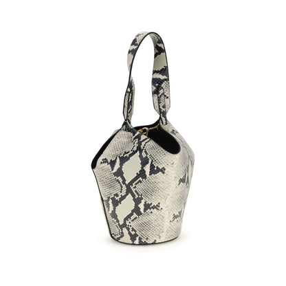 Khaite Multicolor Calf Leather Bos Taurus Shoulder Bag