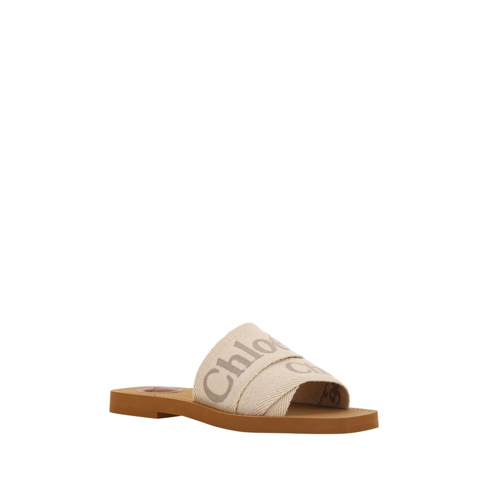 Chloé Multicolor Cotton Sandals