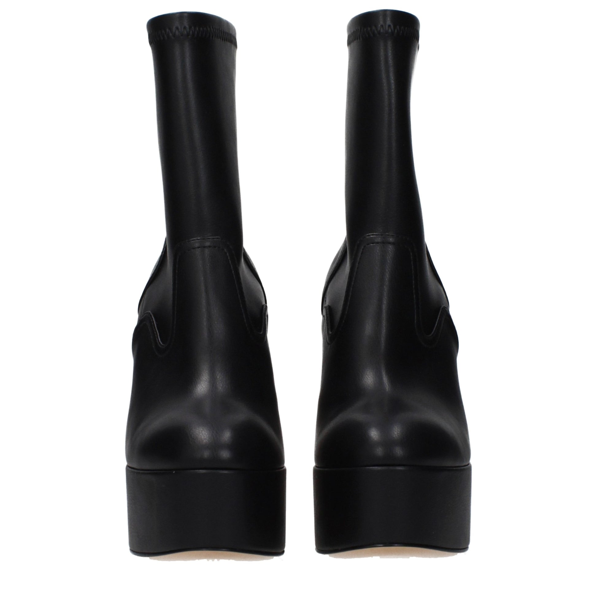 Casadei Black Leather Ankle Boots