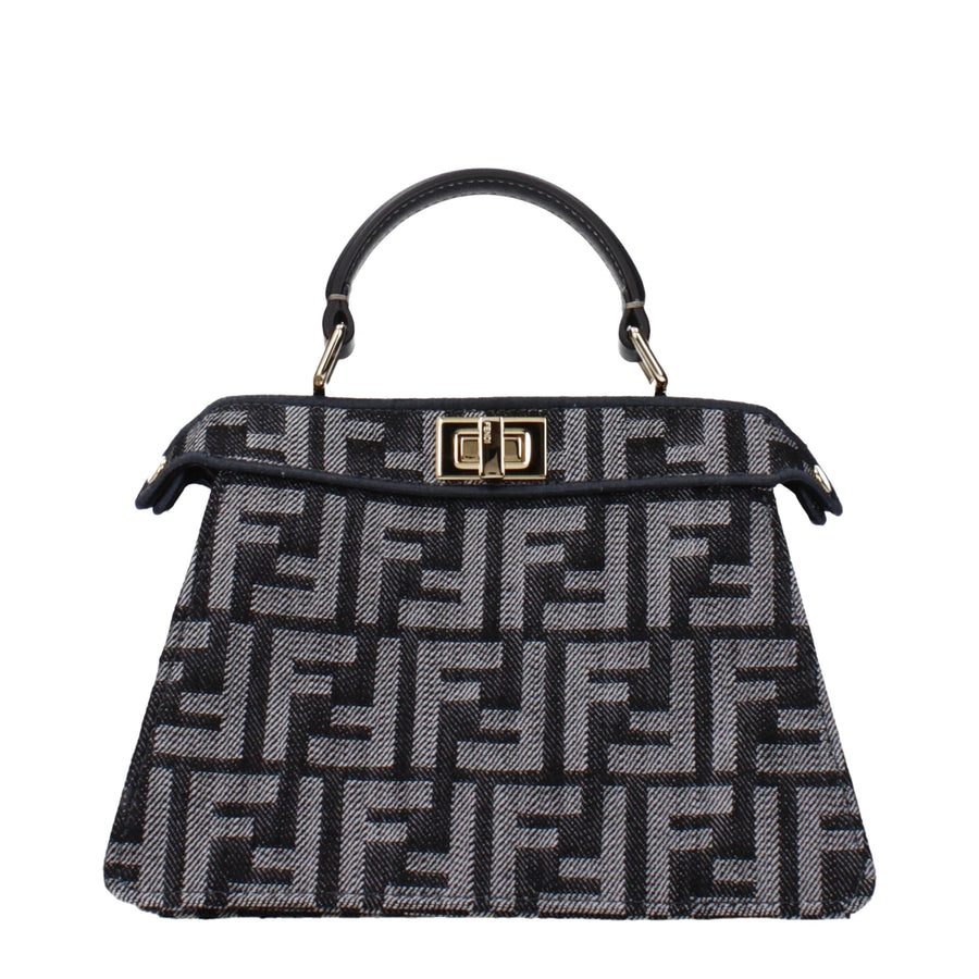 Fendi Black Fabric Handbag