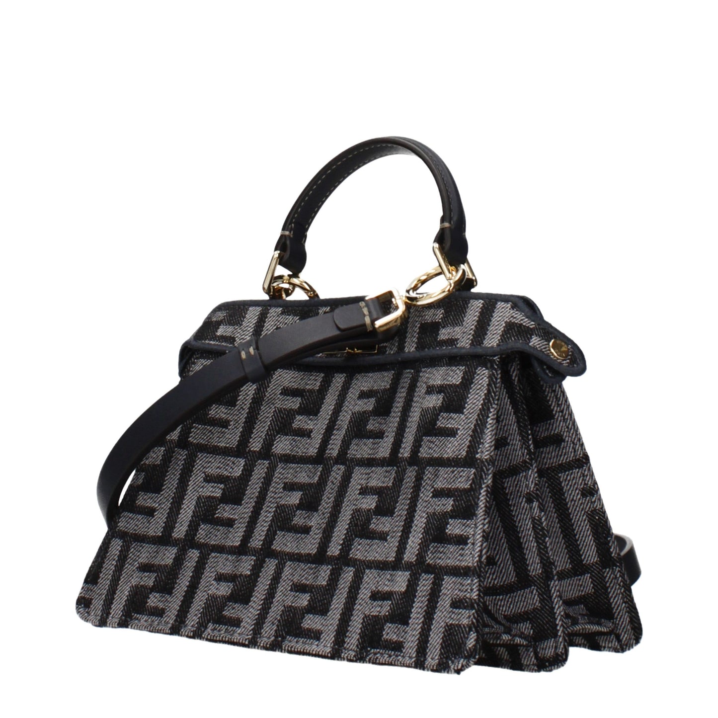 Fendi Black Fabric Handbag