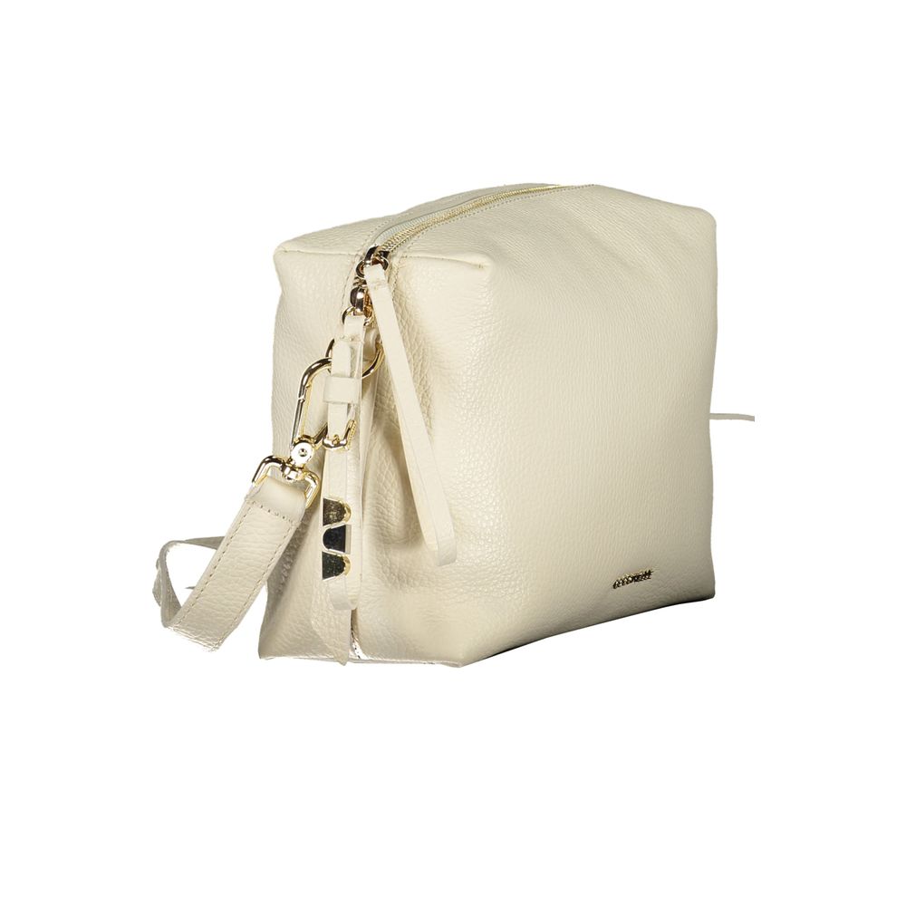 Coccinelle Bianco Leather Women Handbag