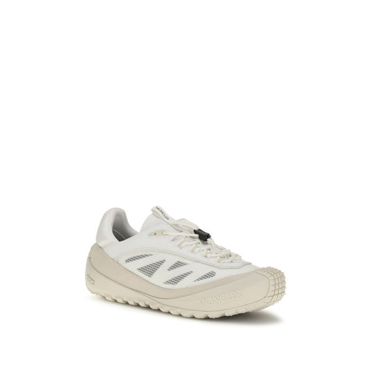 Moncler White Polyester Athletic Sneakers