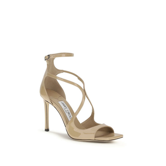 Jimmy Choo Multicolor Calf Leather Bos Taurus Stiletto Heel Sandals
