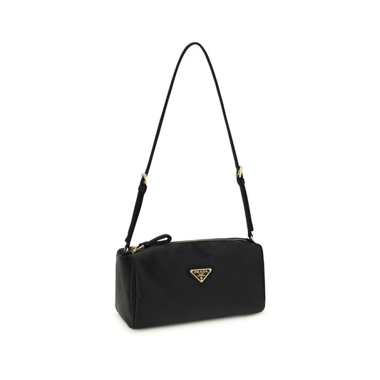 Prada Black Silk Shoulder Bag