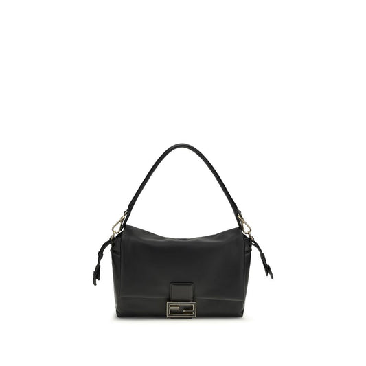 Fendi Black Lamb Ovis Aries Aries Shoulder Bag