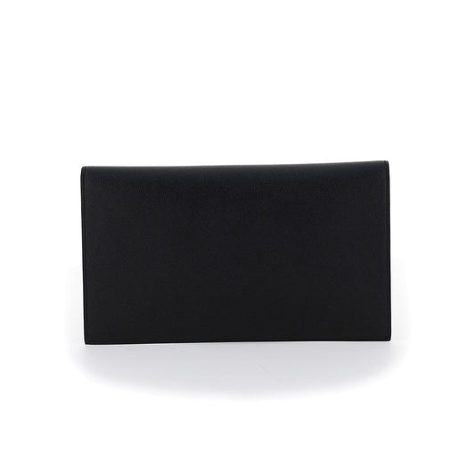 Saint Laurent Black Calf Leather Bos Taurus Clutch Bag