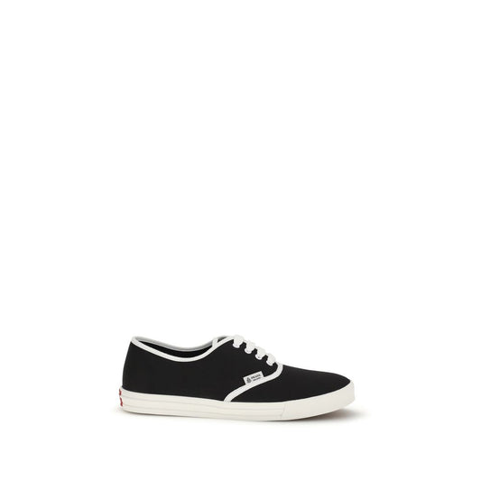 Prada Black Cotton Athletic Sneakers