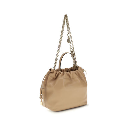 Chloé Beige Lamb Ovis Aries Aries Shoulder Bag