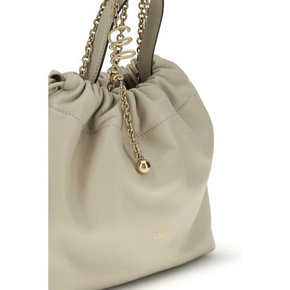 Chloé Beige Lamb Ovis Aries Aries Shoulder Bag