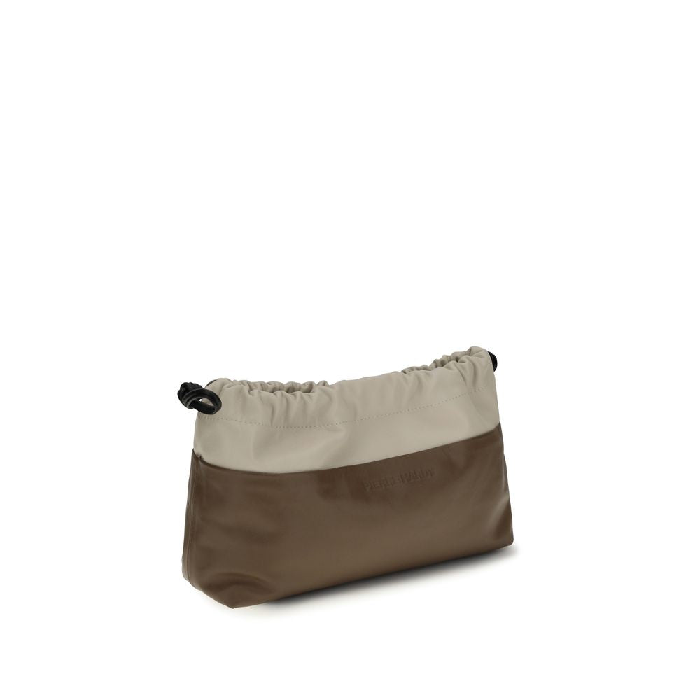 Pierre Hardy Brown Calf Leather Bos Taurus Clutch Bag