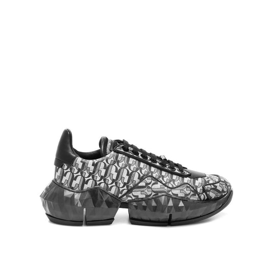 Jimmy Choo Black Calfskin Sneakers
