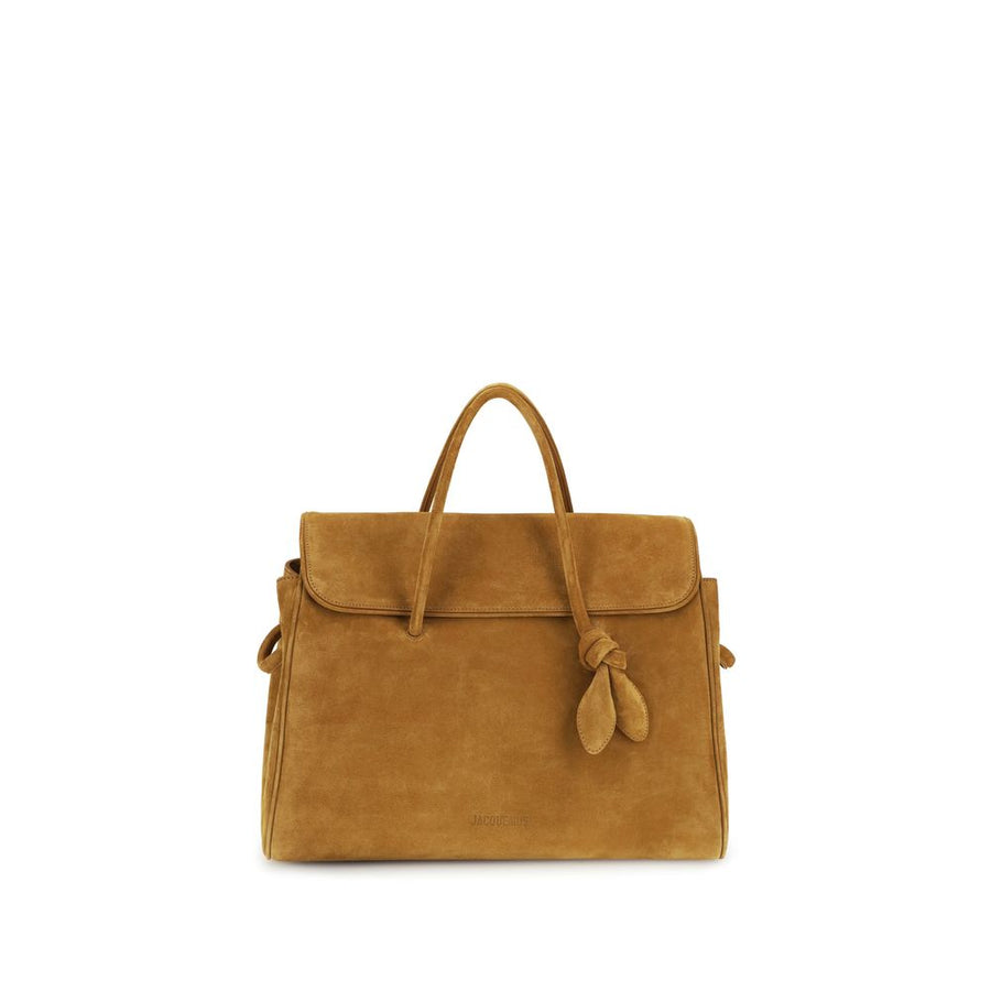 Jacquemus Beige Calf Leather Bos Taurus Handbag