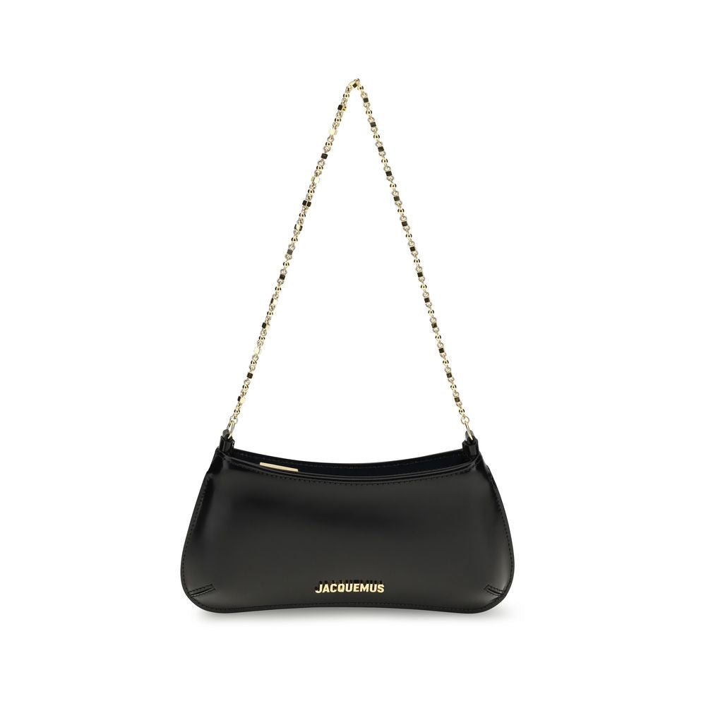 Jacquemus Black Calf Leather Bos Taurus Shoulder Bag