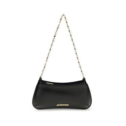Jacquemus Black Calf Leather Bos Taurus Shoulder Bag