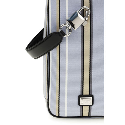 Dolce & Gabbana Blue Cotton Handbag