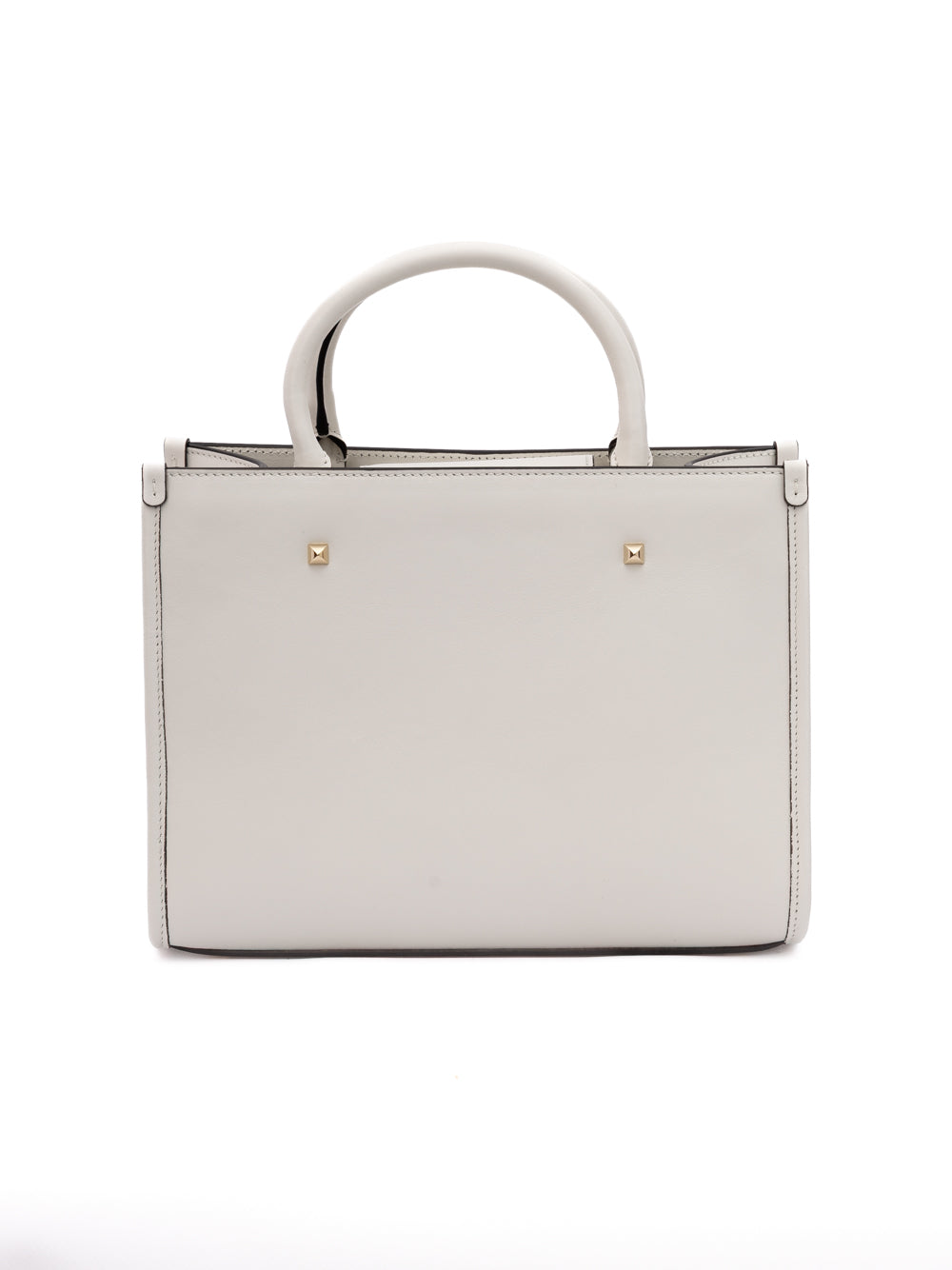 Jimmy Choo White Avenue S Tote Leather Handbag