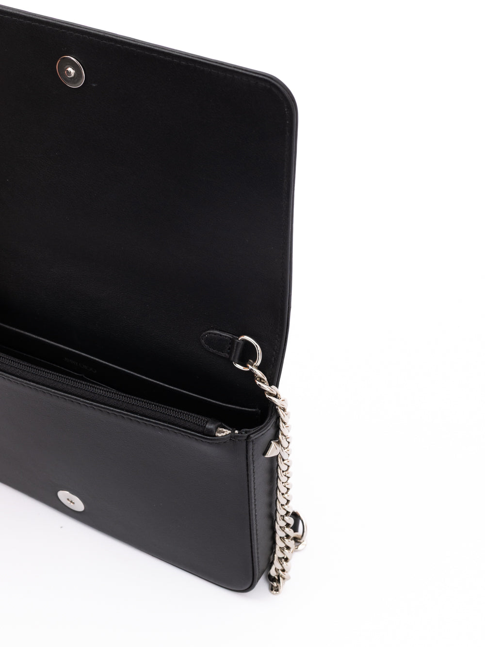 Jimmy Choo Black Leather Crossbody Bag