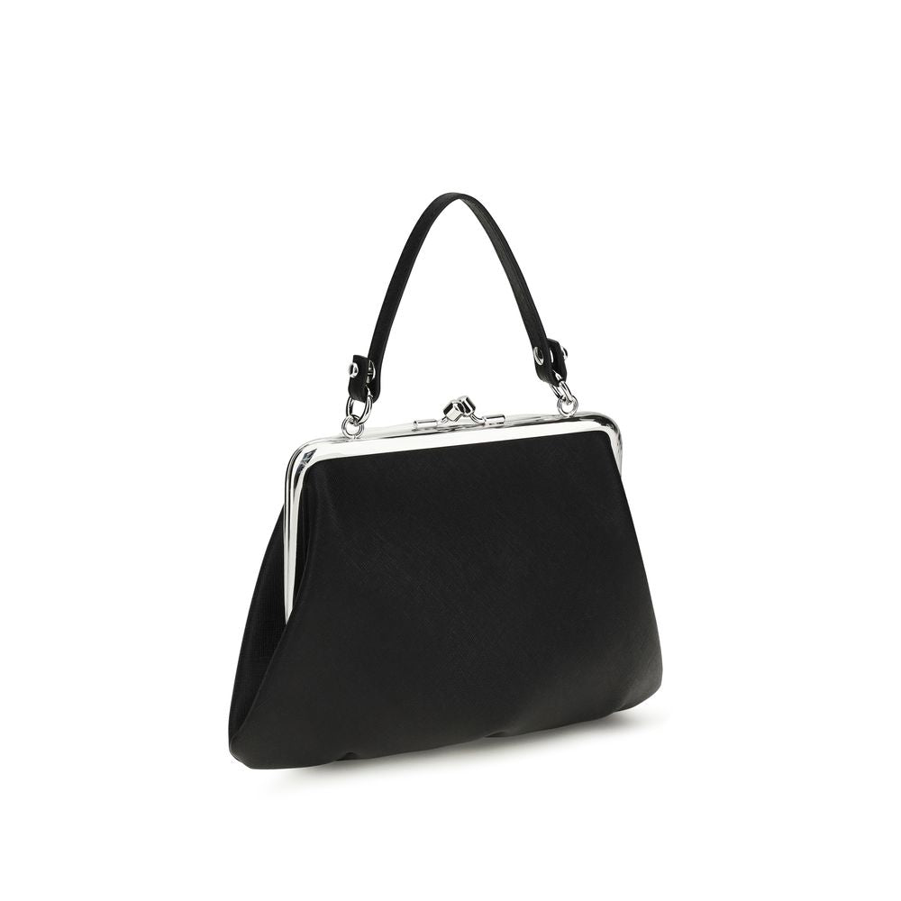 Vivienne Westwood Black Polyethylene Handbag
