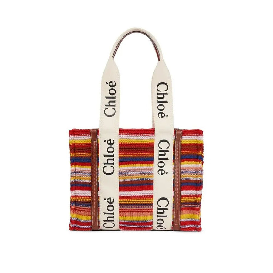 Chloé Multicolor Wool Tote Bag