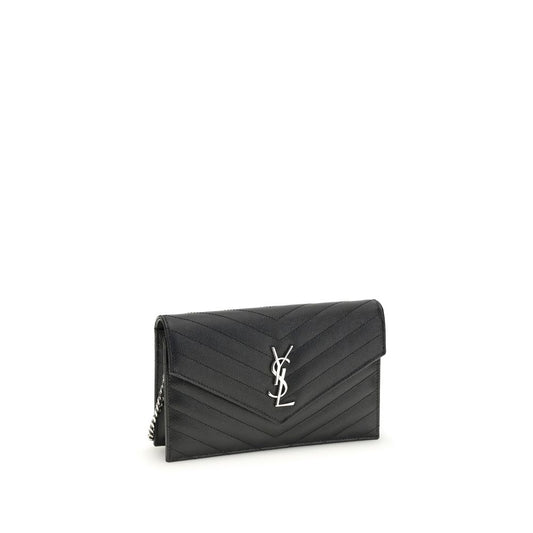 Saint Laurent Black Calf Leather Bos Taurus Shoulder Bag