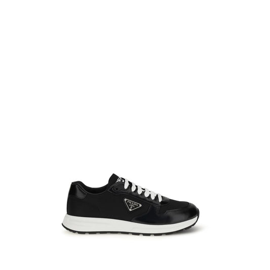 Prada Black Recycled Polyamide Athletic Sneakers