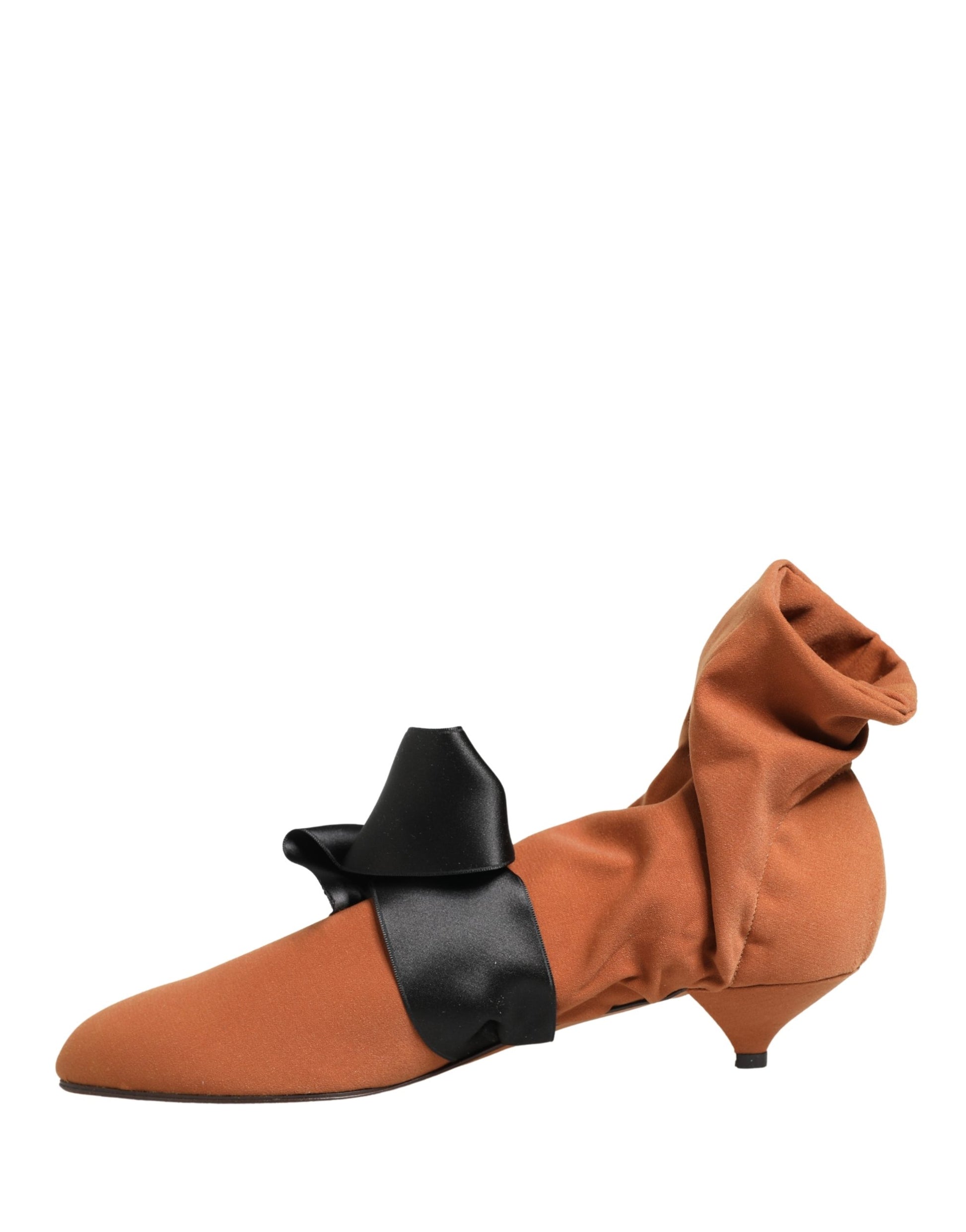 Dolce & Gabbana Brown Black Suede Boots Shoes