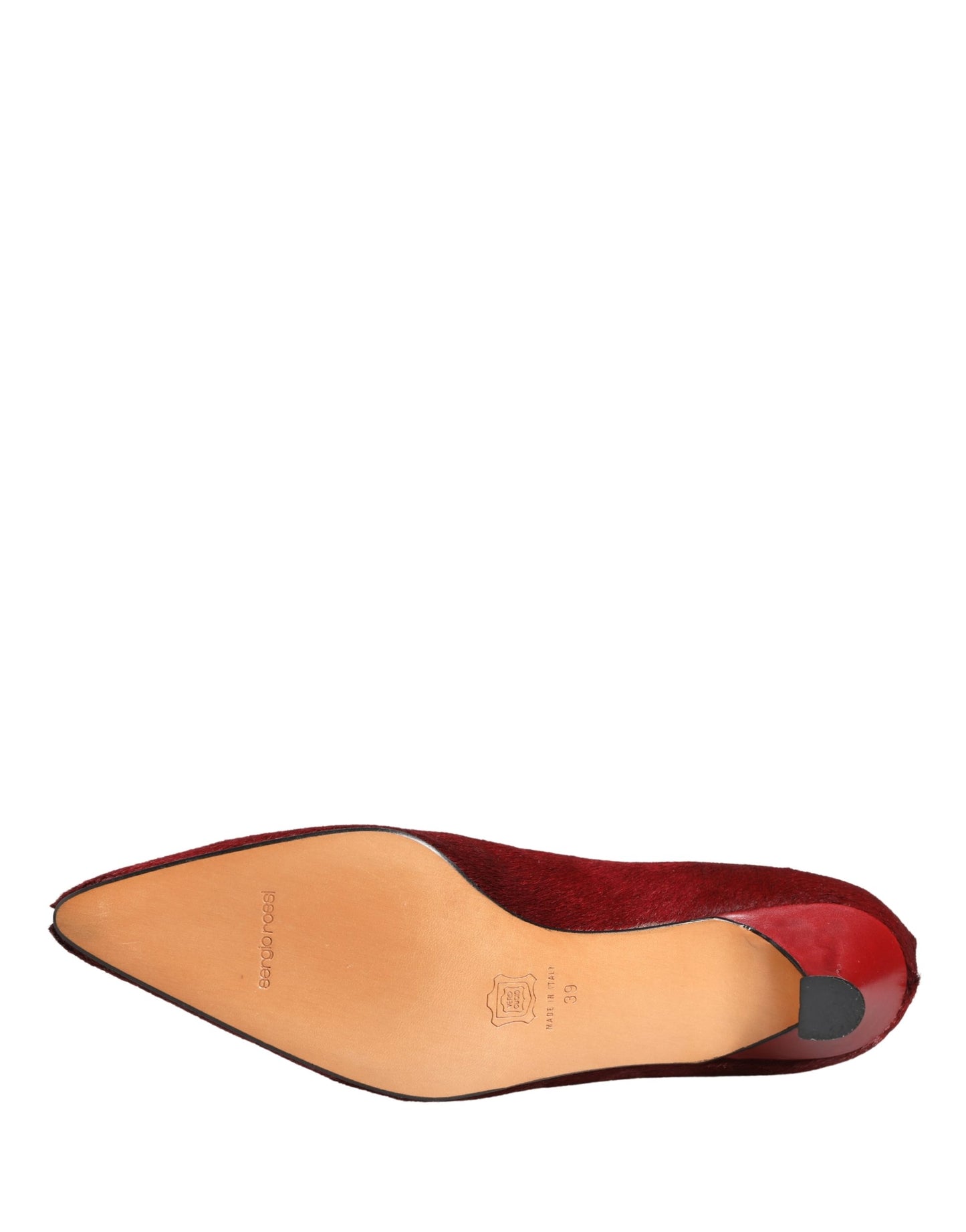 Dolce & Gabbana Burgundy Mid Calf Boots Shoes