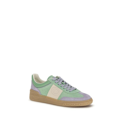 Valentino Garavani Multicolor Calf Leather Bos Taurus Low Top Sneakers