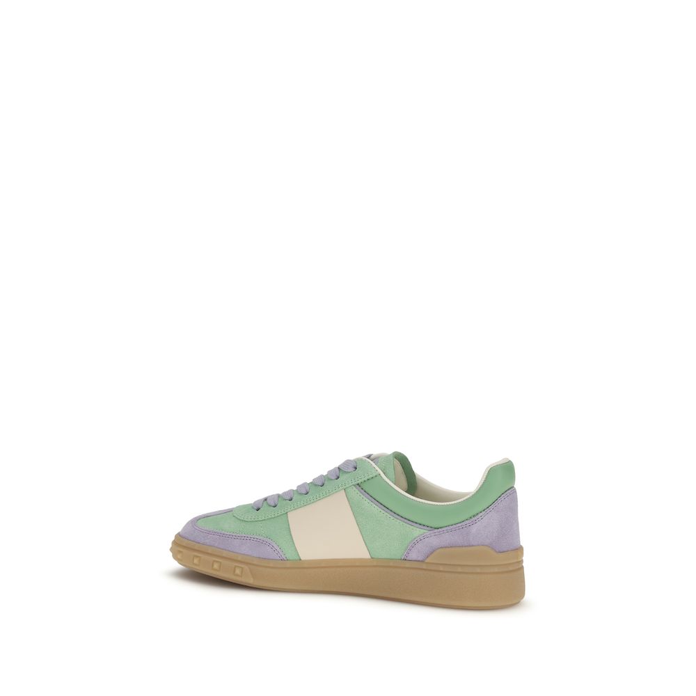 Valentino Garavani Multicolor Calf Leather Bos Taurus Low Top Sneakers