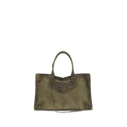 Balenciaga Bicolor Calf Leather Bos Taurus Shoulder Bag