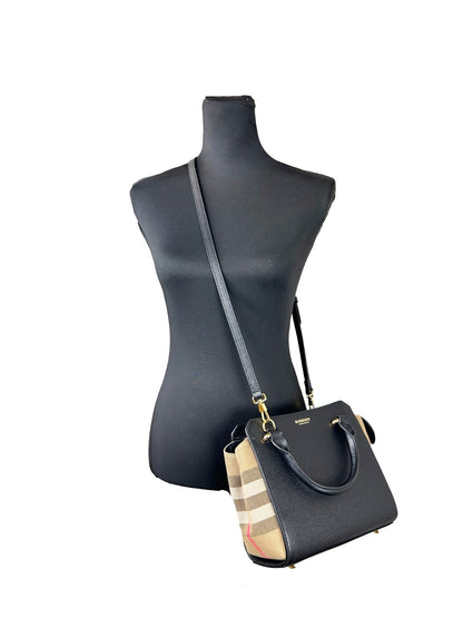 Burberry Mini Banwell Leather Tote Bag Purse