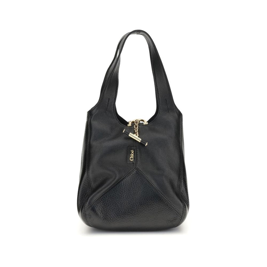 Chloé Black Buffalo Leather Shoulder Bag