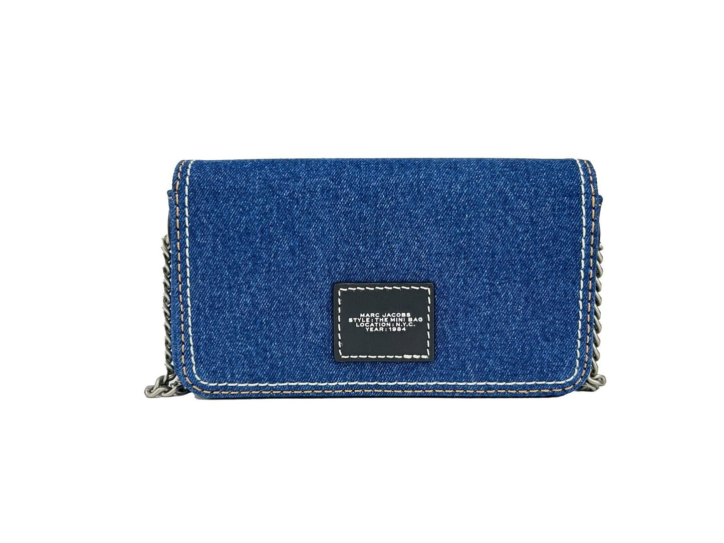 Marc Jacobs The Denim Chain Mini Bag - Dark Wash