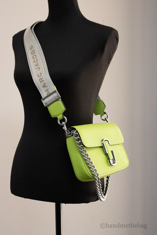Marc Jacobs Womens The J Marc Shoulder Bag Green Glow H956L01PF22-325 One Size