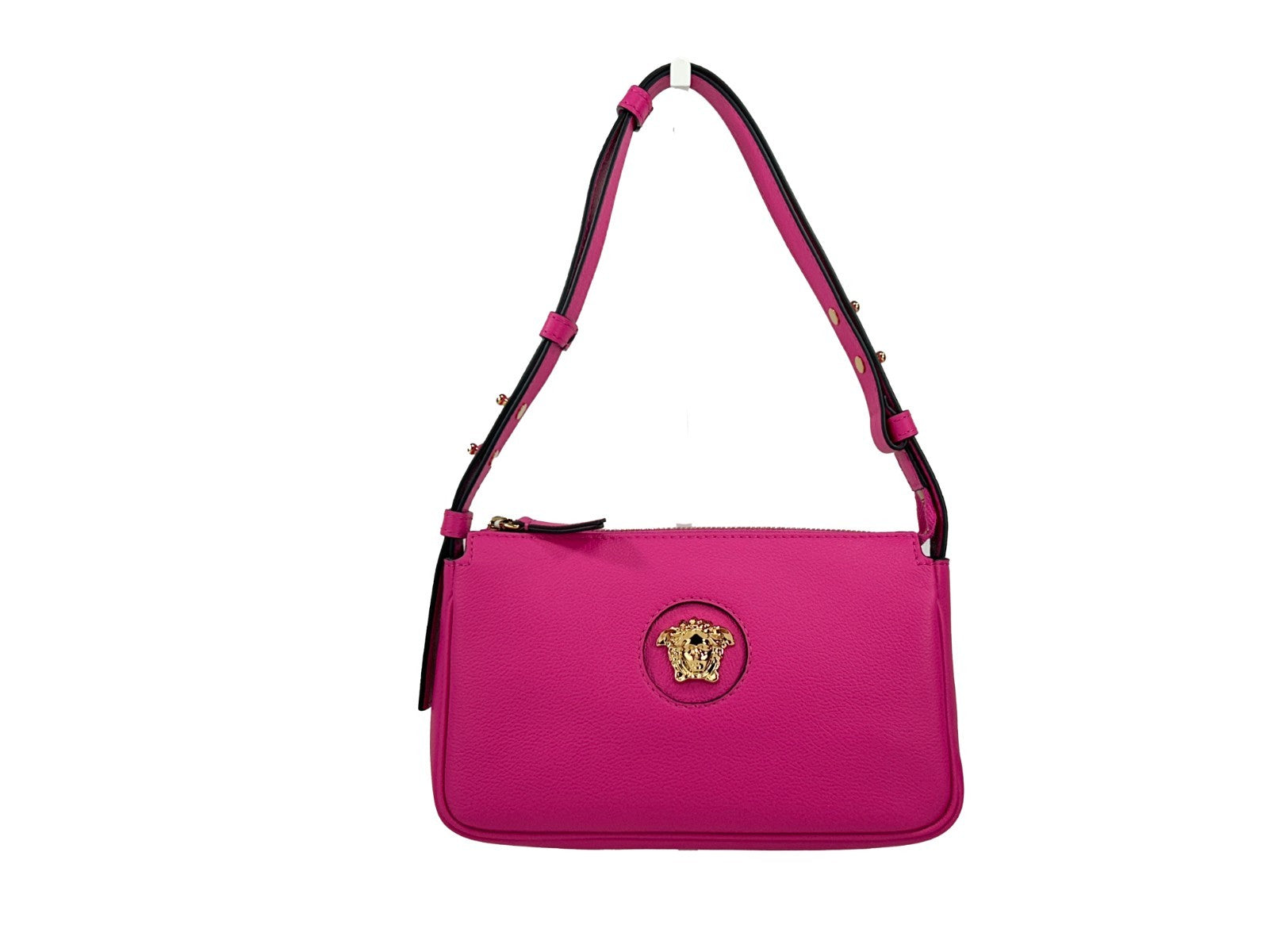 Versace La Medusa Vitello Shoulder Bag Purse