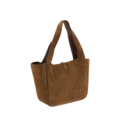 Saint Laurent Brown Calf Leather Bos Taurus Shoulder Bag