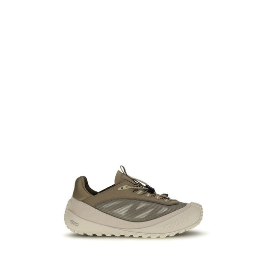 Moncler Gray Polyester Athletic Sneakers