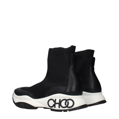Jimmy Choo Black Fabric Ankle Boots