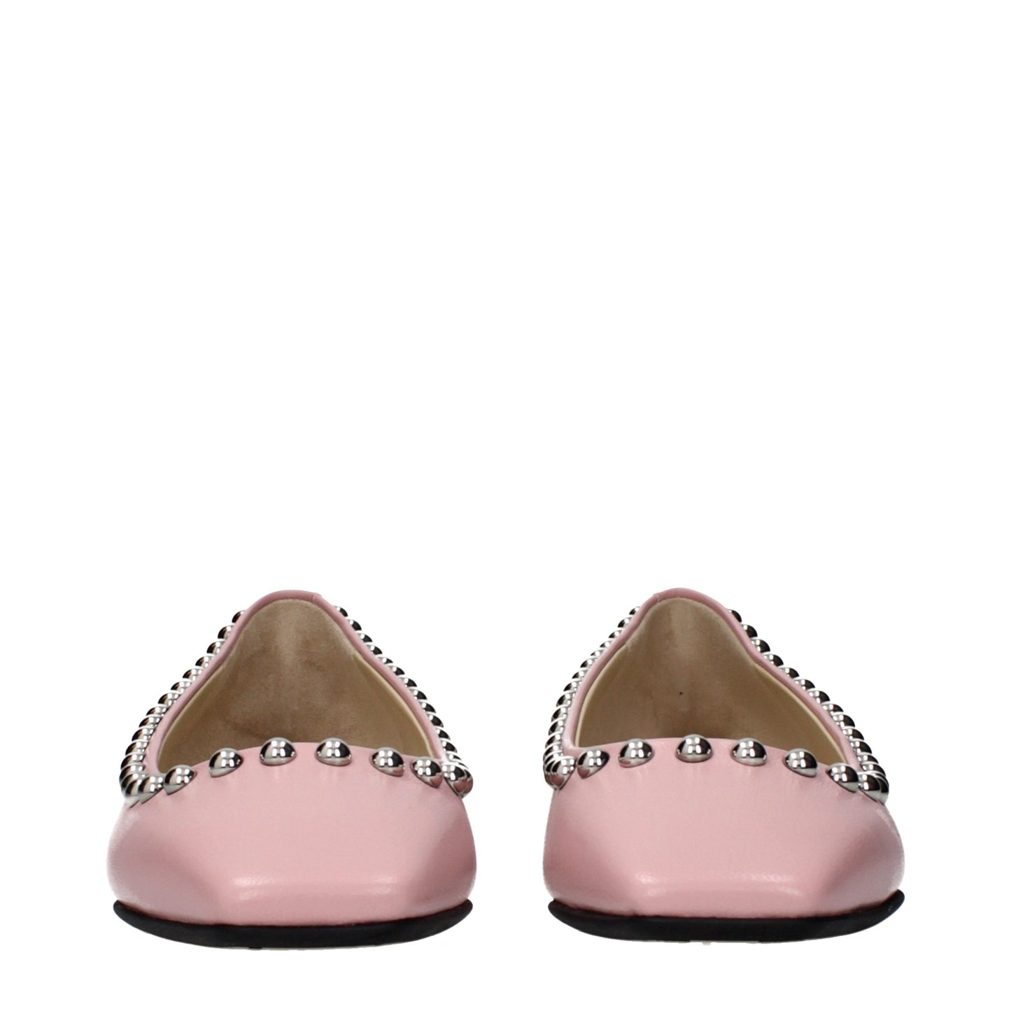 Jimmy Choo Pink Leather Ballet Flats
