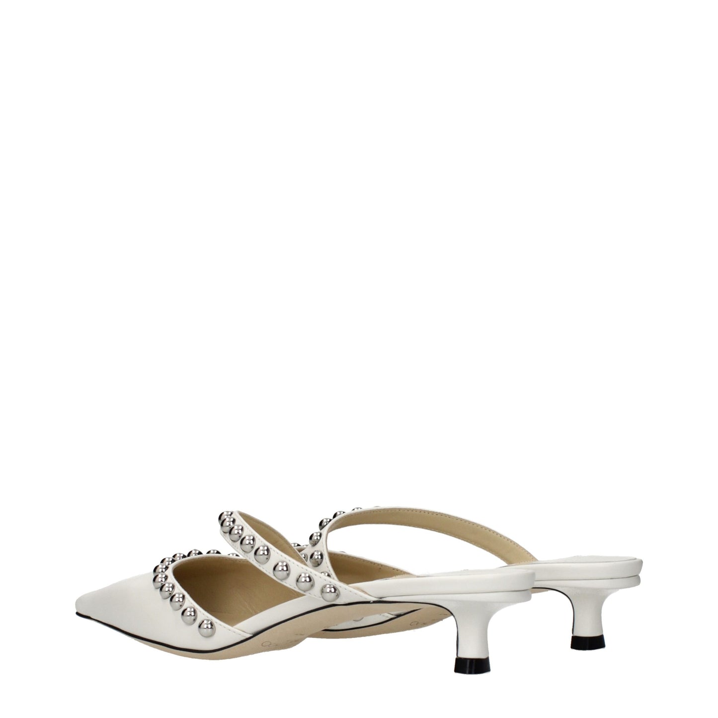 Jimmy Choo White Leather Sandals