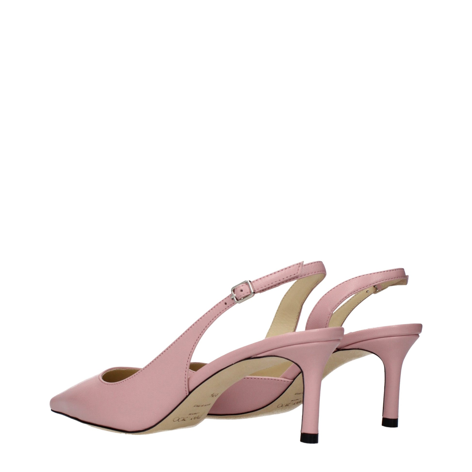 Jimmy Choo Pink Leather High Heel Pumps