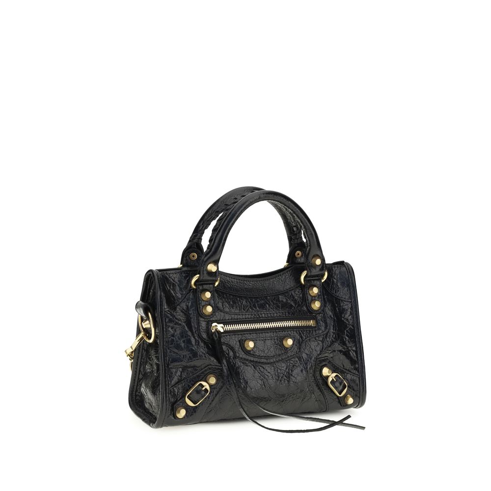 Balenciaga Black Lamb Ovis Aries Aries Handbag