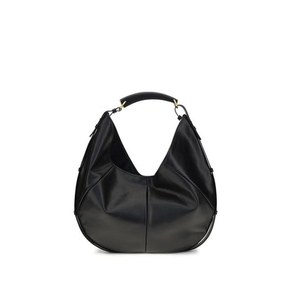 Saint Laurent Black Calf Leather Bos Taurus Shoulder Bag