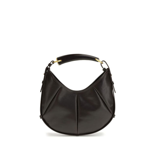 Saint Laurent Brown Calf Leather Bos Taurus Shoulder Bag