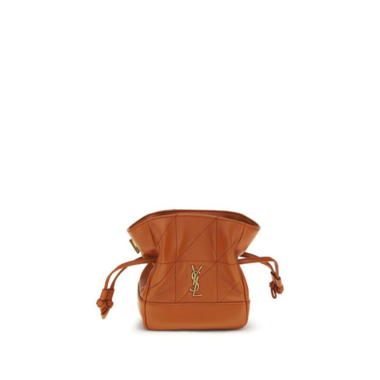 Saint Laurent Orange Lamb Ovis Aries Aries Clutch Bag