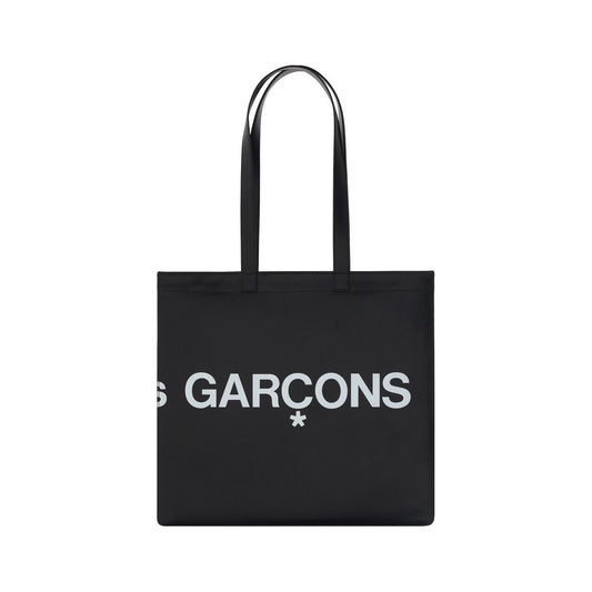 Comme Des Garçons Black Calf Leather Bos Taurus Shoulder Bag