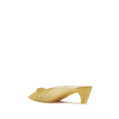 Chloé Beige Rubber Mules